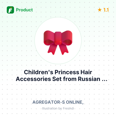 Children's Princess Hair Accessories Set – summary card, no photo uploaded yet