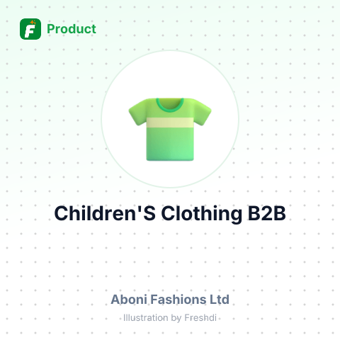 Children's Tops and Shorts – summary card, no photo uploaded yet