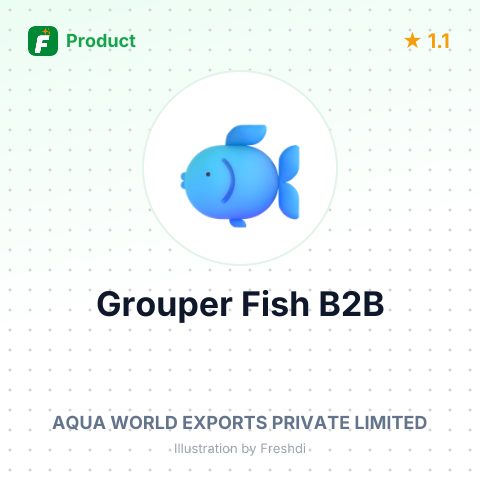 Chilled Areolate Grouper Fish – summary card, no photo uploaded yet