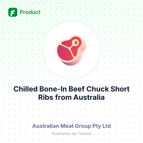 Chilled Bone-In Beef Chuck Short Ribs – summary card, no photo uploaded yet
