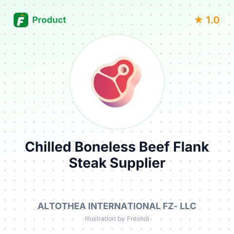 Chilled Boneless Beef Flank Steak – summary card, no photo uploaded yet