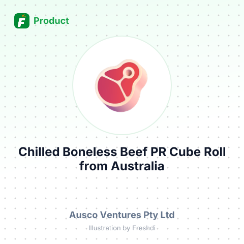 Chilled Boneless Beef PR Cube Roll – summary card, no photo uploaded yet