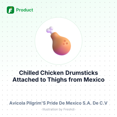 Chilled Chicken Drumsticks Attached to Thighs – summary card, no photo uploaded yet