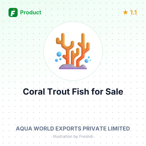 Chilled Coral Trout Fish – summary card, no photo uploaded yet