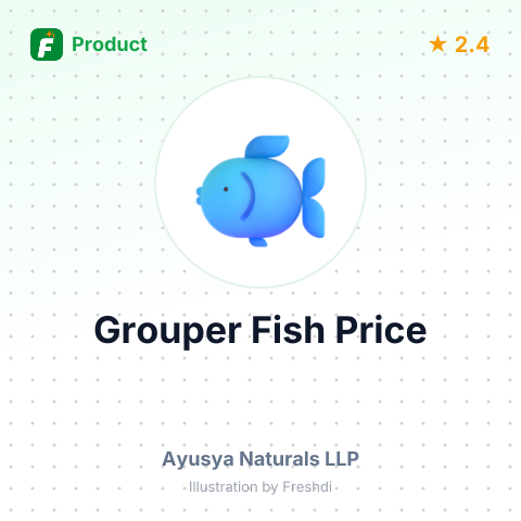 Chilled Grouper Fish – summary card, no photo uploaded yet