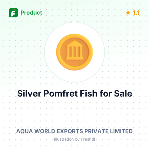 Chilled Silver Pomfret Fish – summary card, no photo uploaded yet