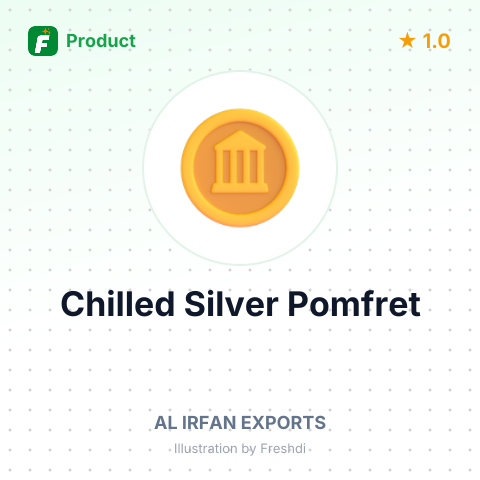 Chilled Silver Pomfret – summary card, no photo uploaded yet