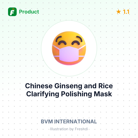Chinese Ginseng and Rice Clarifying Polishing Mask – summary card, no photo uploaded yet