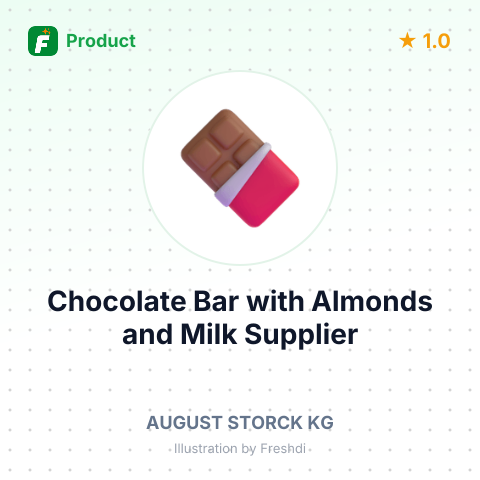 Chocolate Bar with Almonds and Milk – summary card, no photo uploaded yet