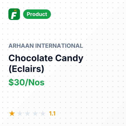 Chocolate Candy (Eclairs) – summary card, no photo uploaded yet