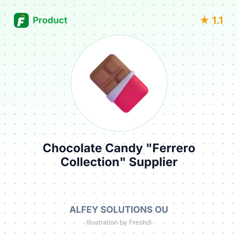 Chocolate Candy "Ferrero Collection" – summary card, no photo uploaded yet