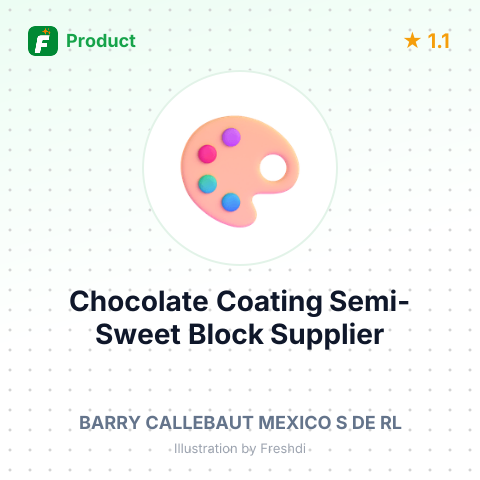 Chocolate Coating Semi-Sweet Block – summary card, no photo uploaded yet
