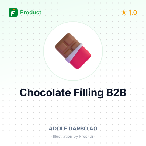 Chocolate Flavored Food Filling – summary card, no photo uploaded yet