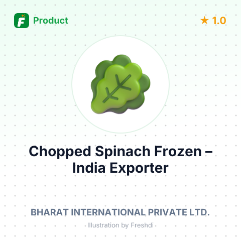 Chopped Spinach Frozen – summary card, no photo uploaded yet