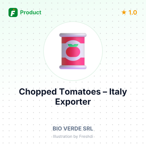 Chopped Tomatoes (Canned) – product summary card, no photo uploaded yet