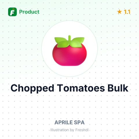 Chopped Tomatoes – product summary card, no photo uploaded yet