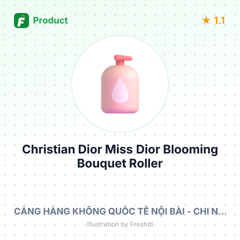 Christian Dior Miss Dior Blooming Bouquet Roller Pearl Tester 20ml – summary card, no photo uploaded yet