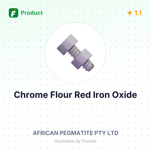 Chrome Flour Red Iron Oxide – summary card, no photo uploaded yet