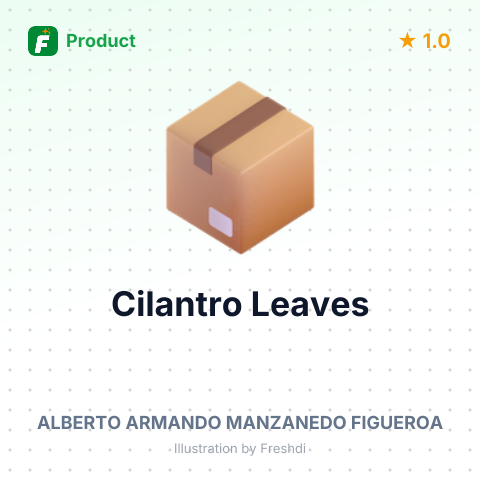 Cilantro Leaves – summary card, no photo uploaded yet
