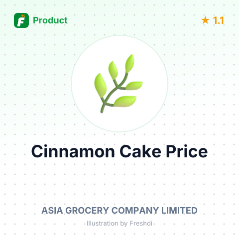 Cinnamon Cake with Pandan Cream Flavor – summary card, no photo uploaded yet
