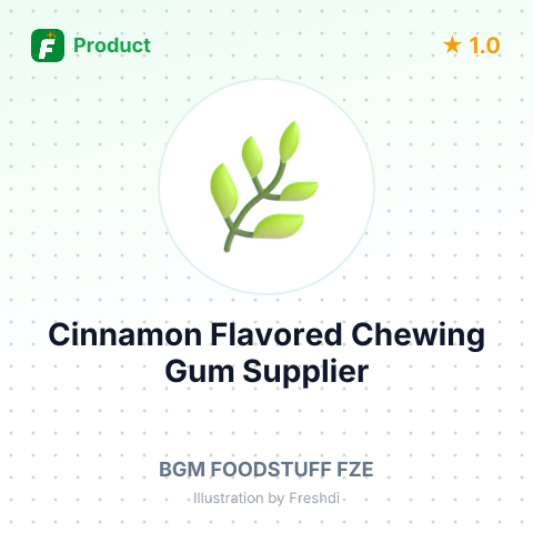 Cinnamon Flavored Chewing Gum – summary card, no photo uploaded yet