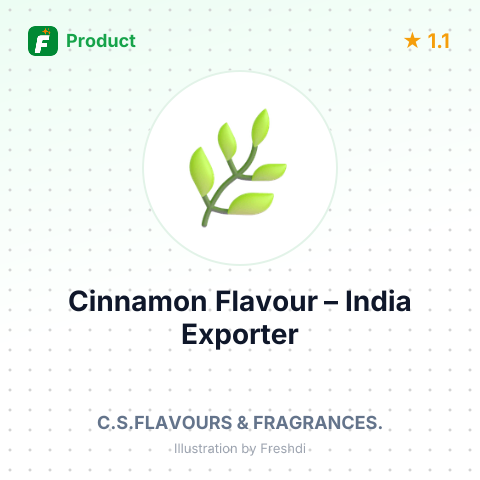 Cinnamon Flavour – summary card, no photo uploaded yet