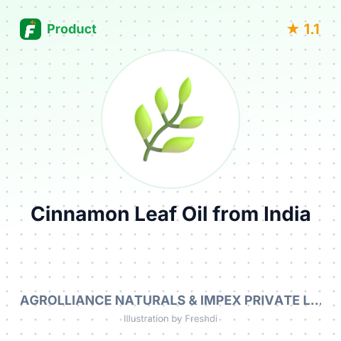 Cinnamon Leaf Oil – summary card, no photo uploaded yet