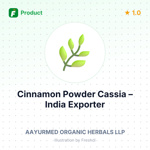 Cinnamon Powder Cassia – product summary card, no photo uploaded yet