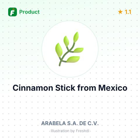 Cinnamon Stick – product summary card, no photo uploaded yet