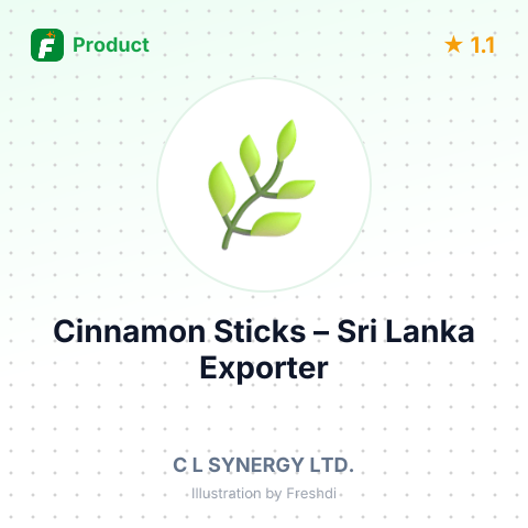 Cinnamon Sticks (Whole) – summary card, no photo uploaded yet