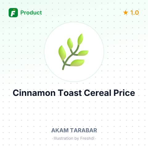 Cinnamon Toast Cereal – summary card, no photo uploaded yet