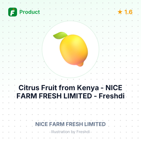 Citrus Fruit – summary card, no photo uploaded yet