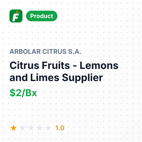 Citrus Fruits - Lemons and Limes – summary card, no photo uploaded yet
