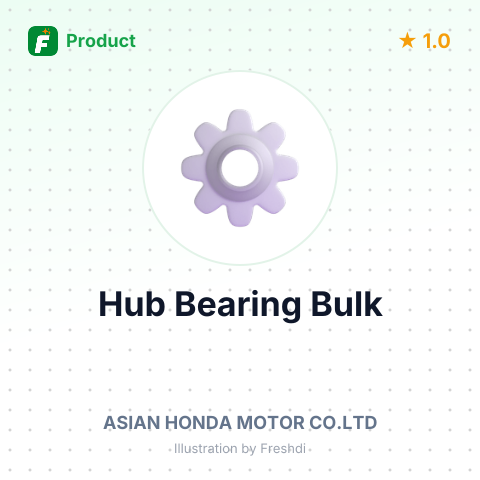 Civic Front Hub Bearing – summary card, no photo uploaded yet
