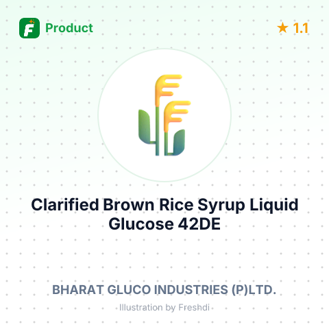 Clarified Brown Rice Syrup Liquid Glucose 42DE – summary card, no photo uploaded yet