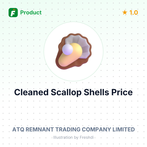 Cleaned Scallop Shells – summary card, no photo uploaded yet