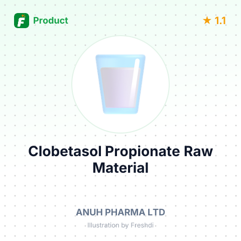Clobetasol Propionate Raw Material – summary card, no photo uploaded yet