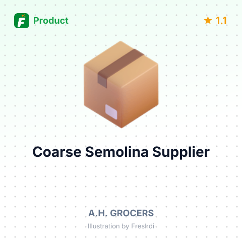 Coarse Semolina – summary card, no photo uploaded yet