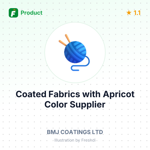 Coated Fabrics with Apricot Color – summary card, no photo uploaded yet