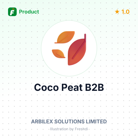 Coco Peat and Specialty Fibers – summary card, no photo uploaded yet