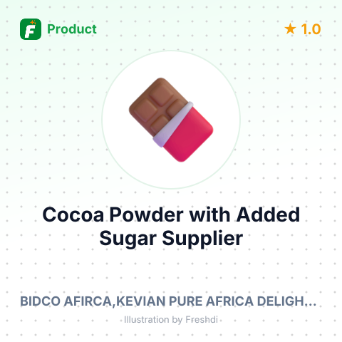 Cocoa Powder with Added Sugar – summary card, no photo uploaded yet