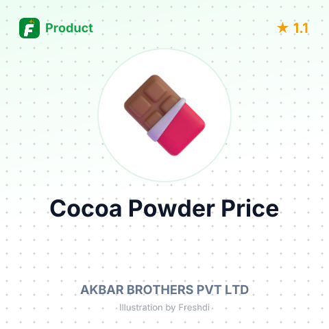 Cocoa Powder with Added Sugar – summary card, no photo uploaded yet
