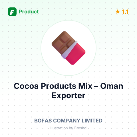 Cocoa Products Mix (Shito Chilli Sauce) – summary card, no photo uploaded yet