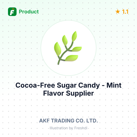 Cocoa-Free Sugar Candy - Mint Flavor – summary card, no photo uploaded yet