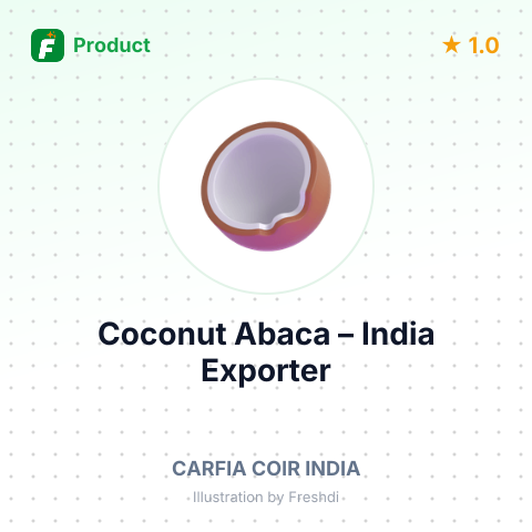 Coconut Abaca (Manila Hemp) – summary card, no photo uploaded yet