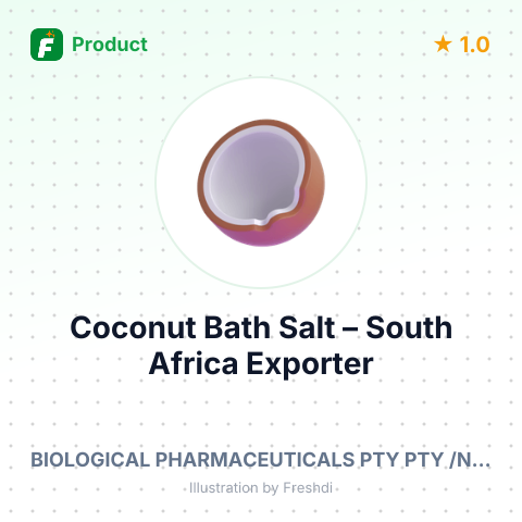 Coconut Bath Salt – summary card, no photo uploaded yet