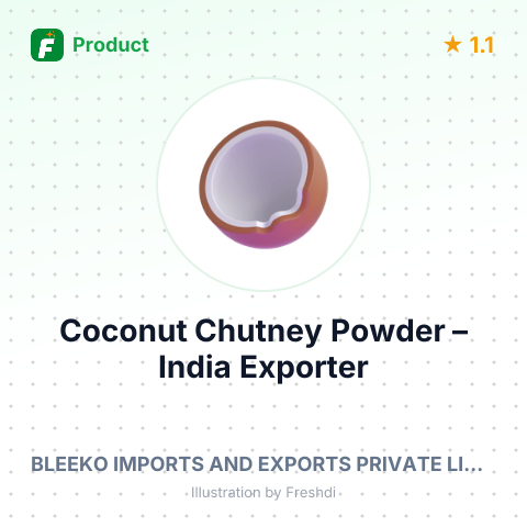 Coconut Chutney Powder – summary card, no photo uploaded yet