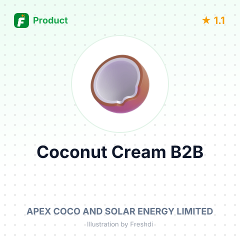 Coconut Cream 24% Fat – summary card, no photo uploaded yet