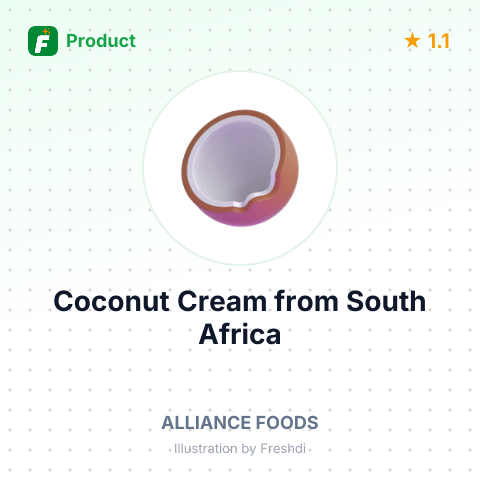 Coconut Cream – summary card, no photo uploaded yet