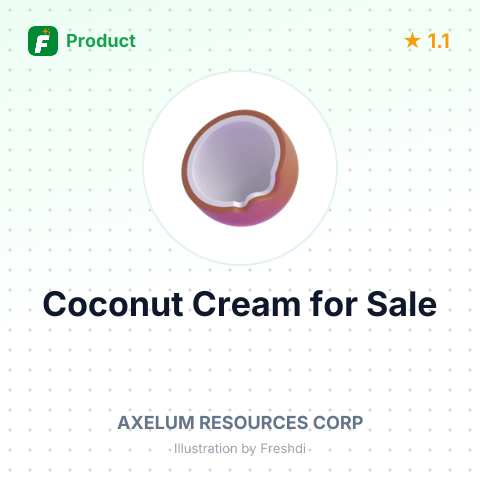 Coconut Cream – summary card, no photo uploaded yet
